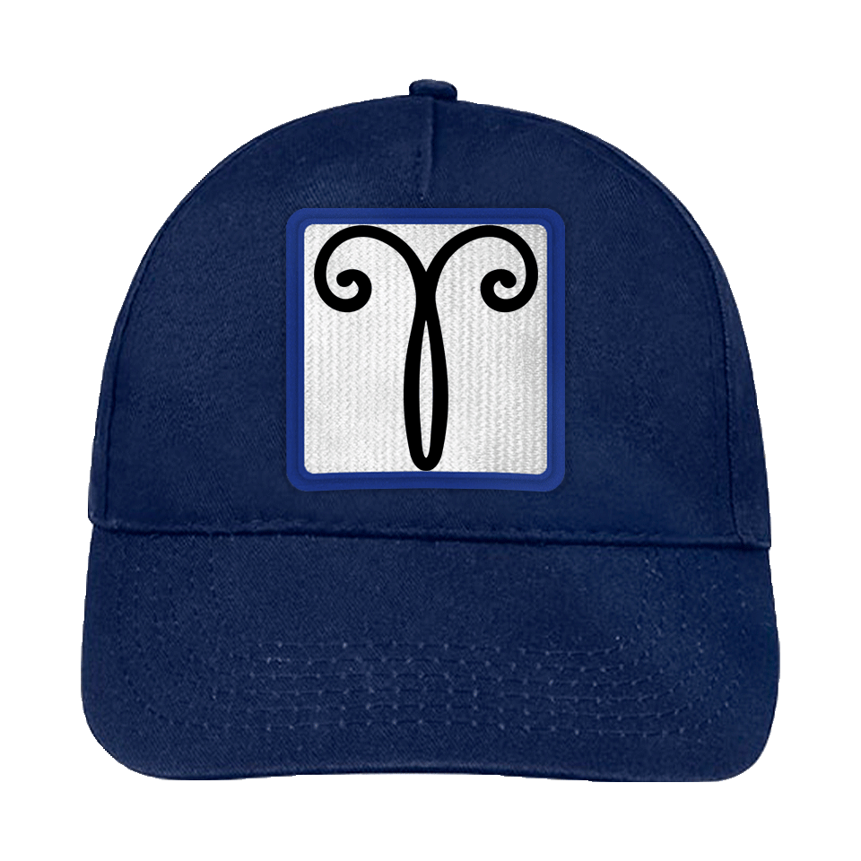 Gorra infantil con parche Símbolo Aries