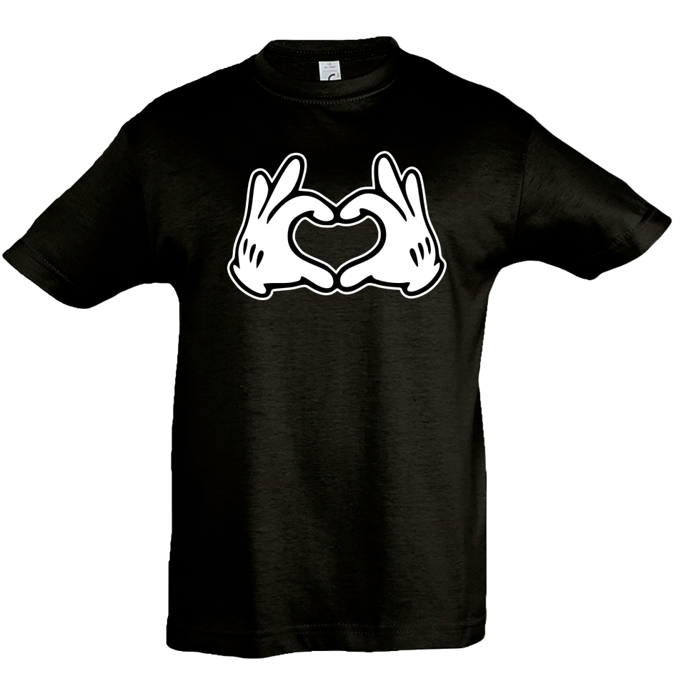 Camiseta infantil manos Mickey
