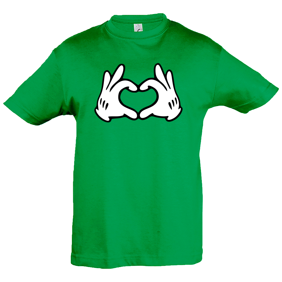 Camiseta infantil manos Mickey