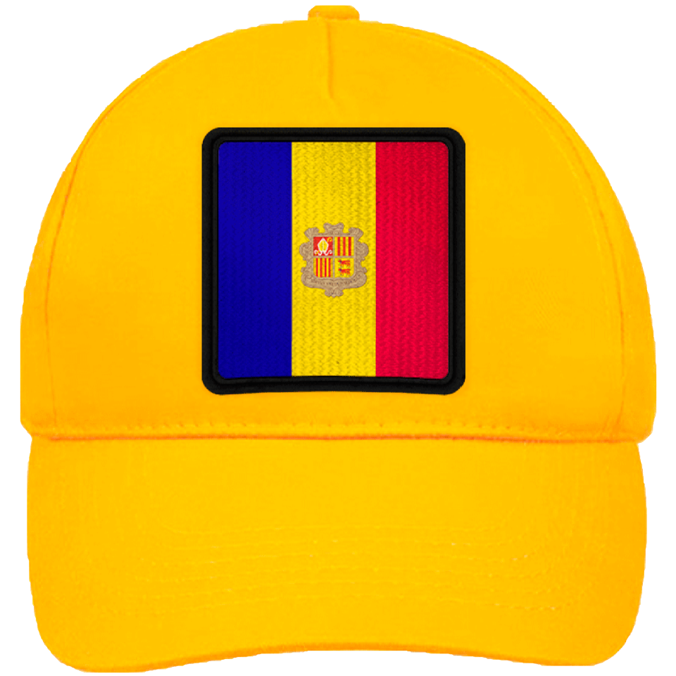 Gorra infantil con bandera Andorra