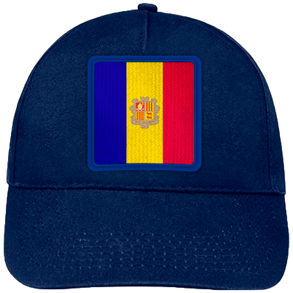 Gorra infantil con bandera Andorra