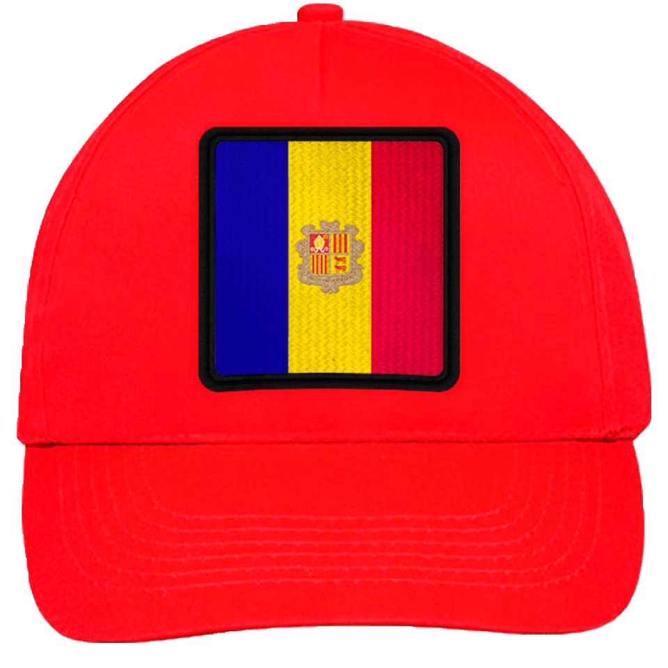 Gorra infantil con bandera Andorra
