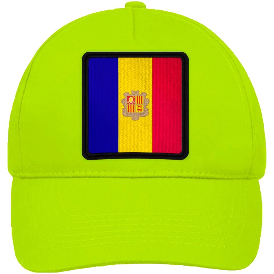 Gorra infantil con bandera Andorra
