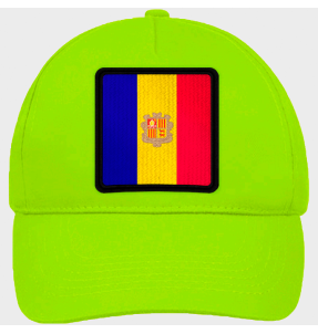 Gorra infantil con bandera Andorra
