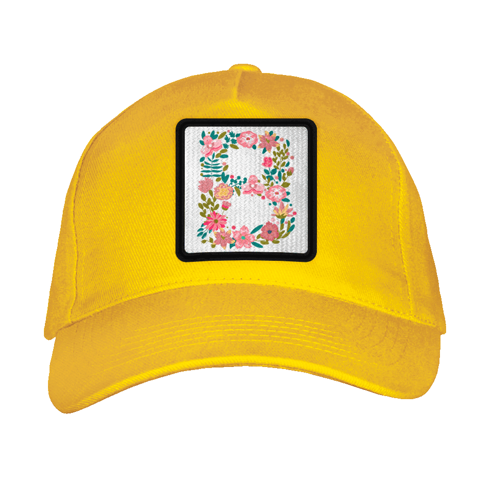 Gorra adulto con parche Letra B