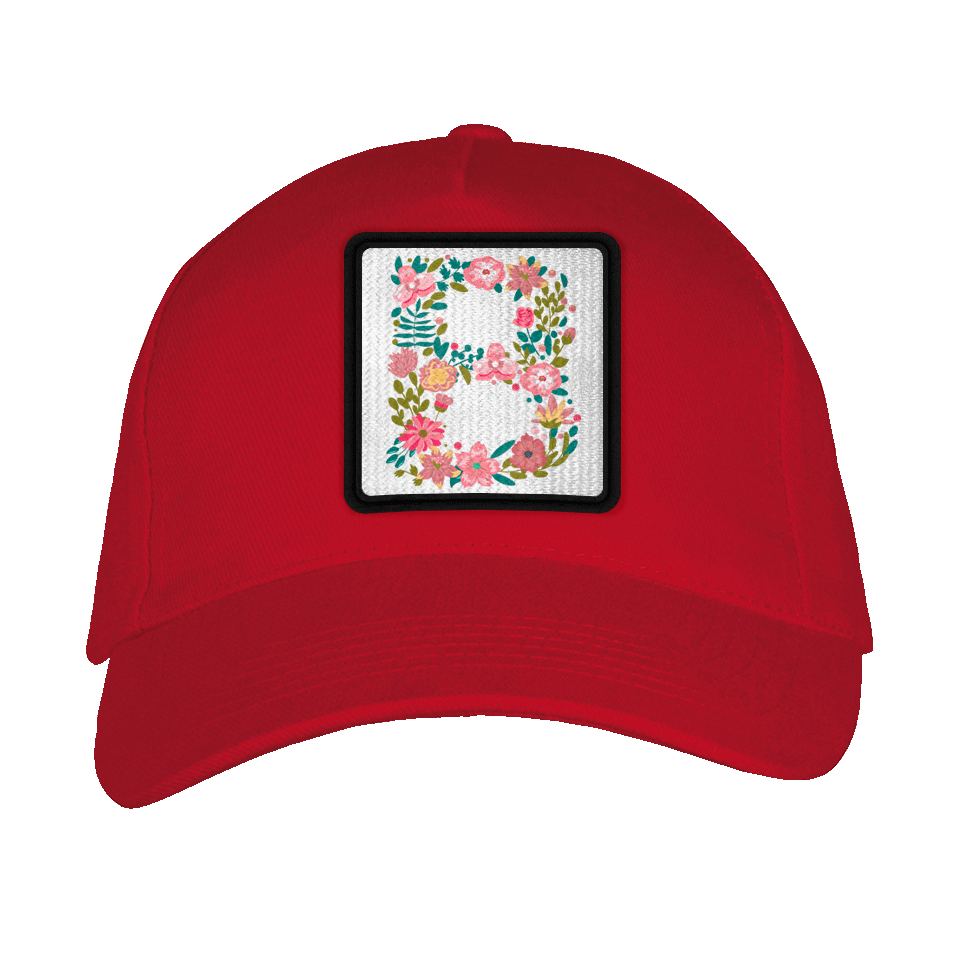 Gorra adulto con parche Letra B