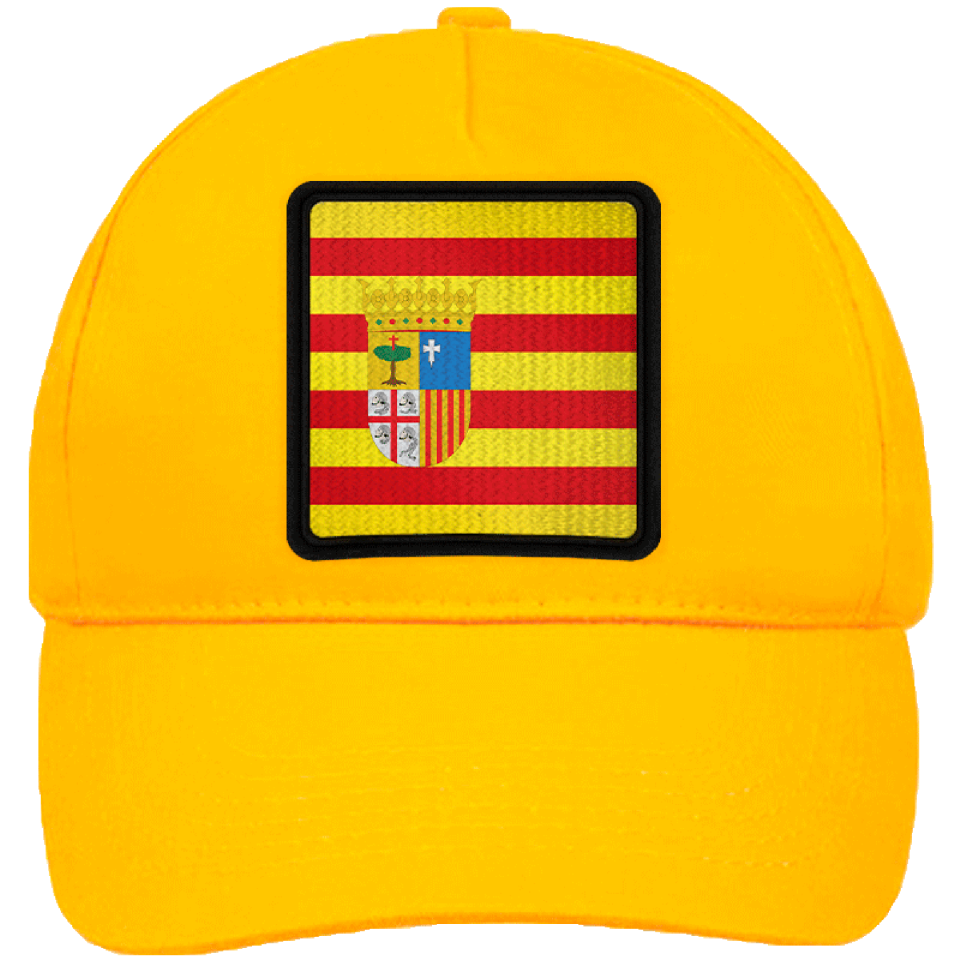 Gorra infantil con bandera Aragón