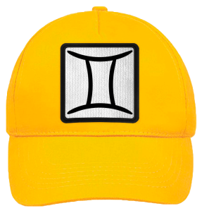 Gorra infantil con parche Símbolo Géminis