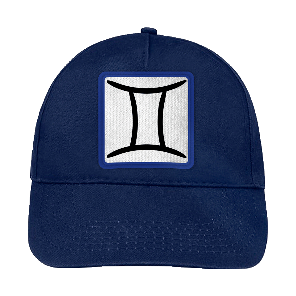 Gorra infantil con parche Símbolo Géminis