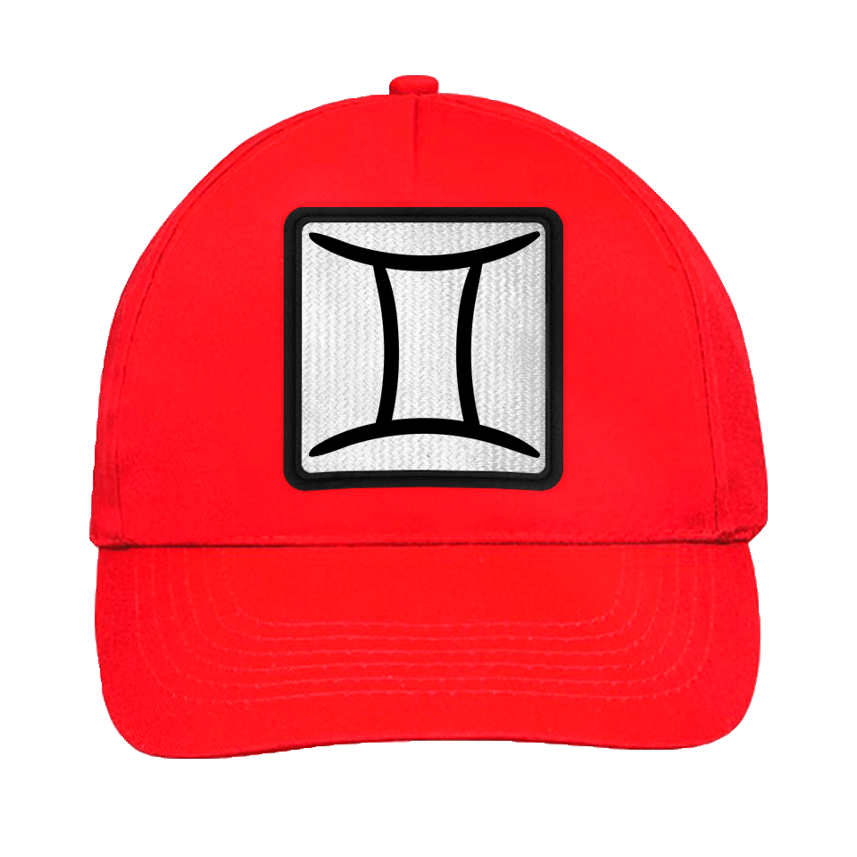 Gorra infantil con parche Símbolo Géminis