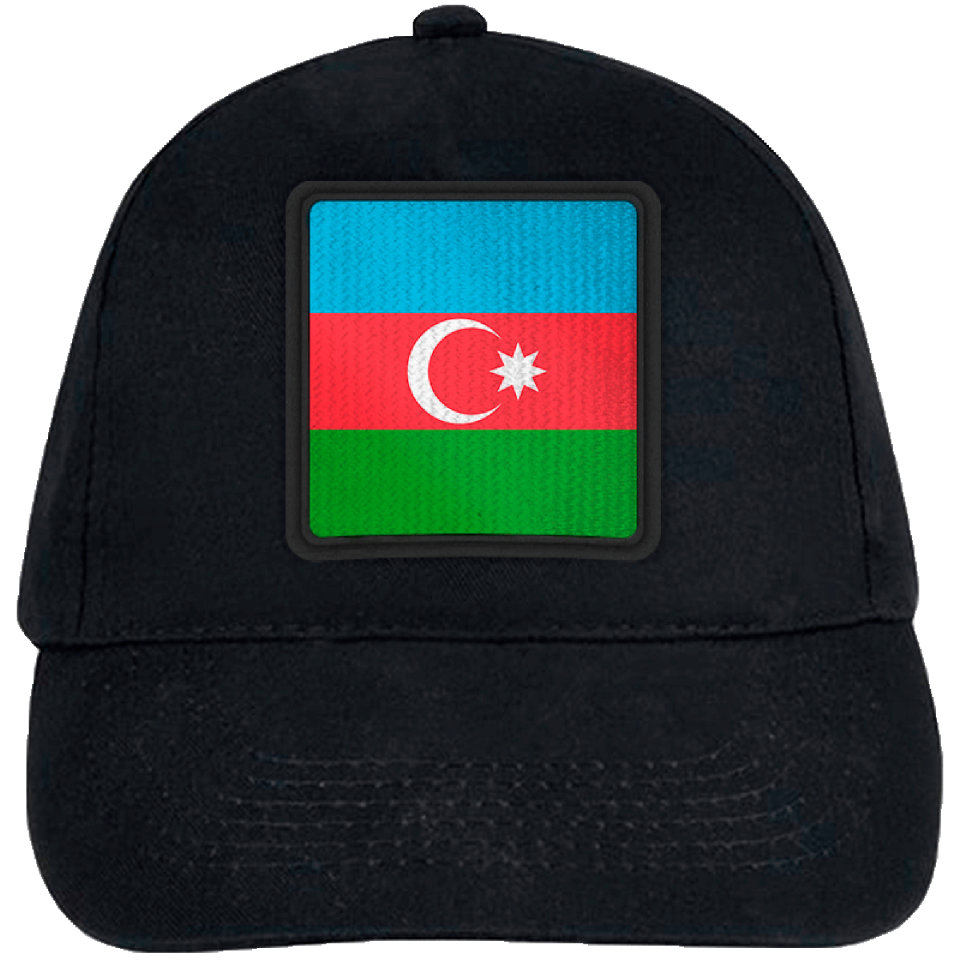 Gorra infantil con bandera Azerbaiyan