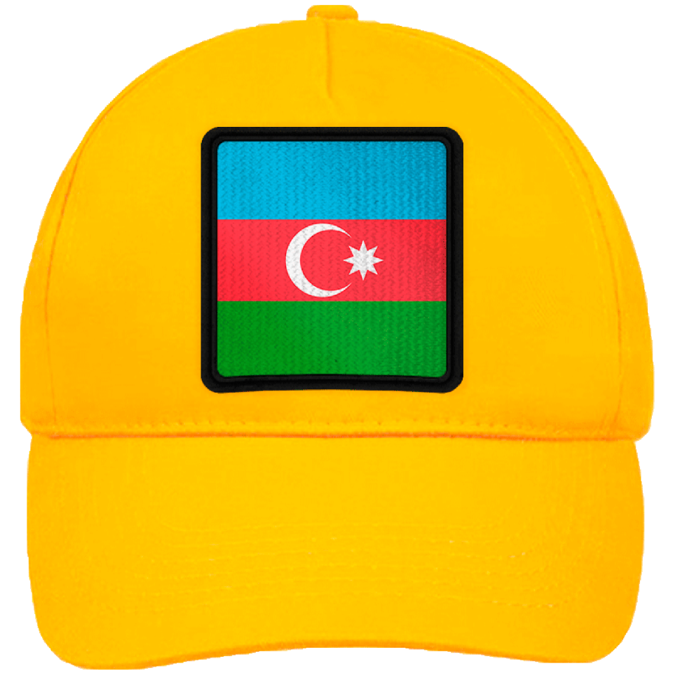 Gorra infantil con bandera Azerbaiyan