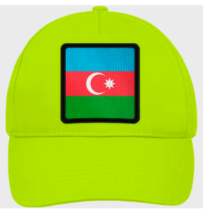 Gorra infantil con bandera Azerbaiyan