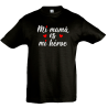 Camiseta infantil mi mamá mi héroe