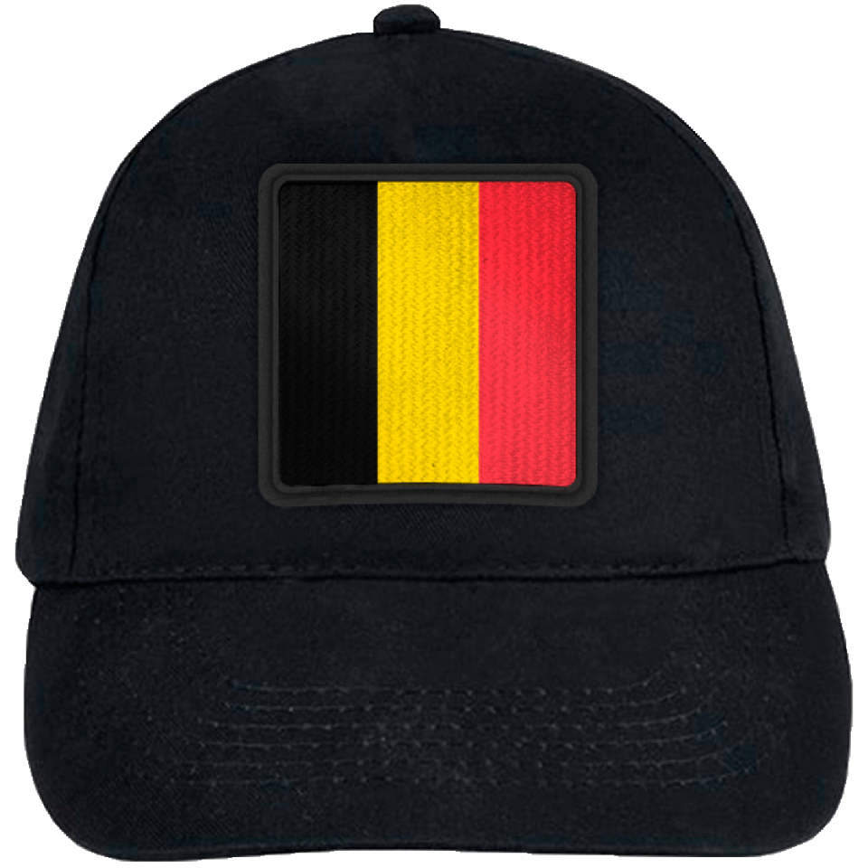 Gorra infantil con bandera Bélgica