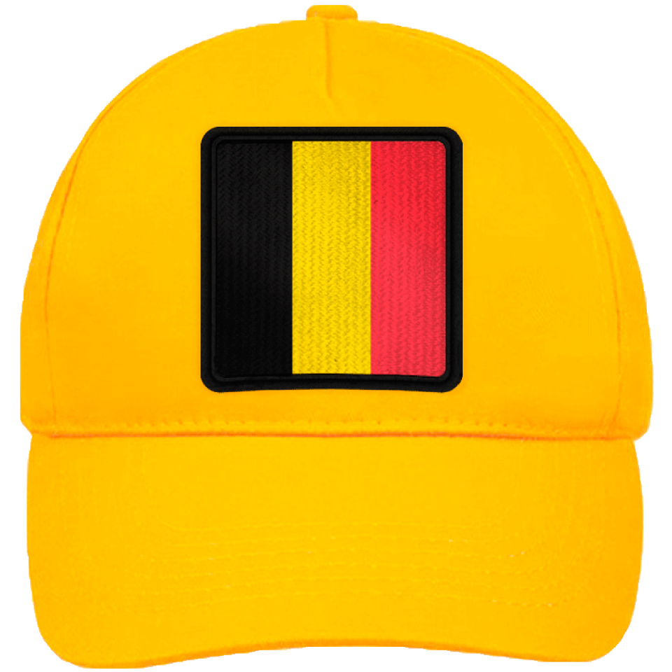 Gorra infantil con bandera Bélgica