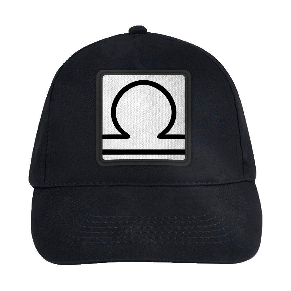Gorra infantil con parche Libra