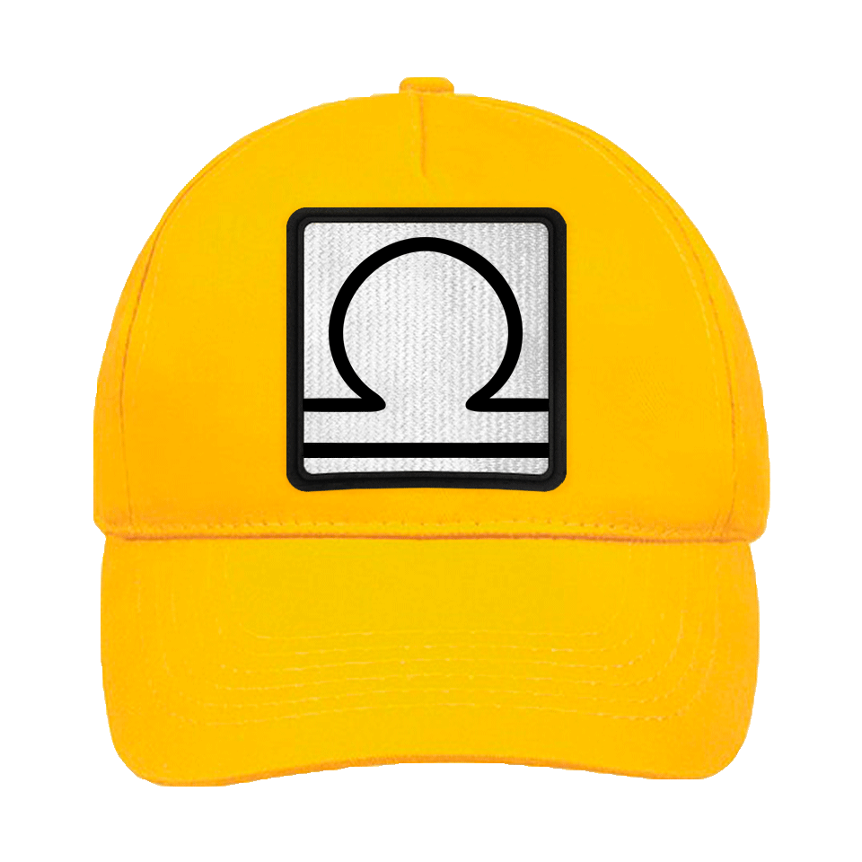 Gorra infantil con parche Libra
