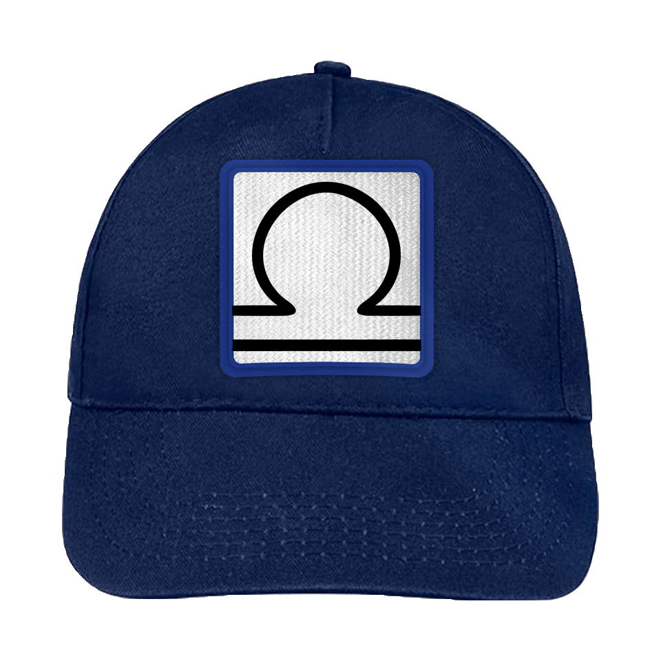 Gorra infantil con parche Libra