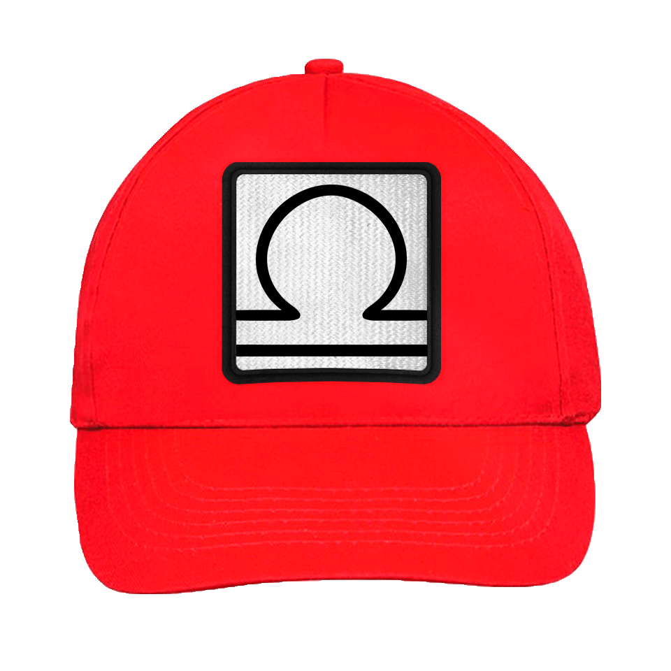 Gorra infantil con parche Libra