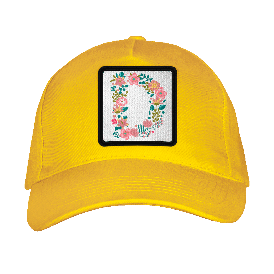 Gorra adulto con parche Letra D