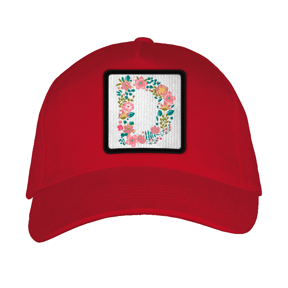Gorra adulto con parche Letra D