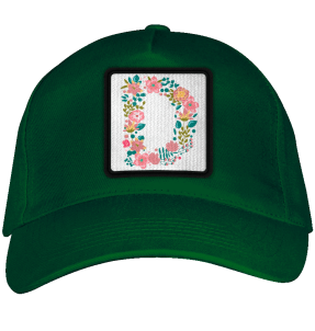 Gorra adulto con parche Letra D