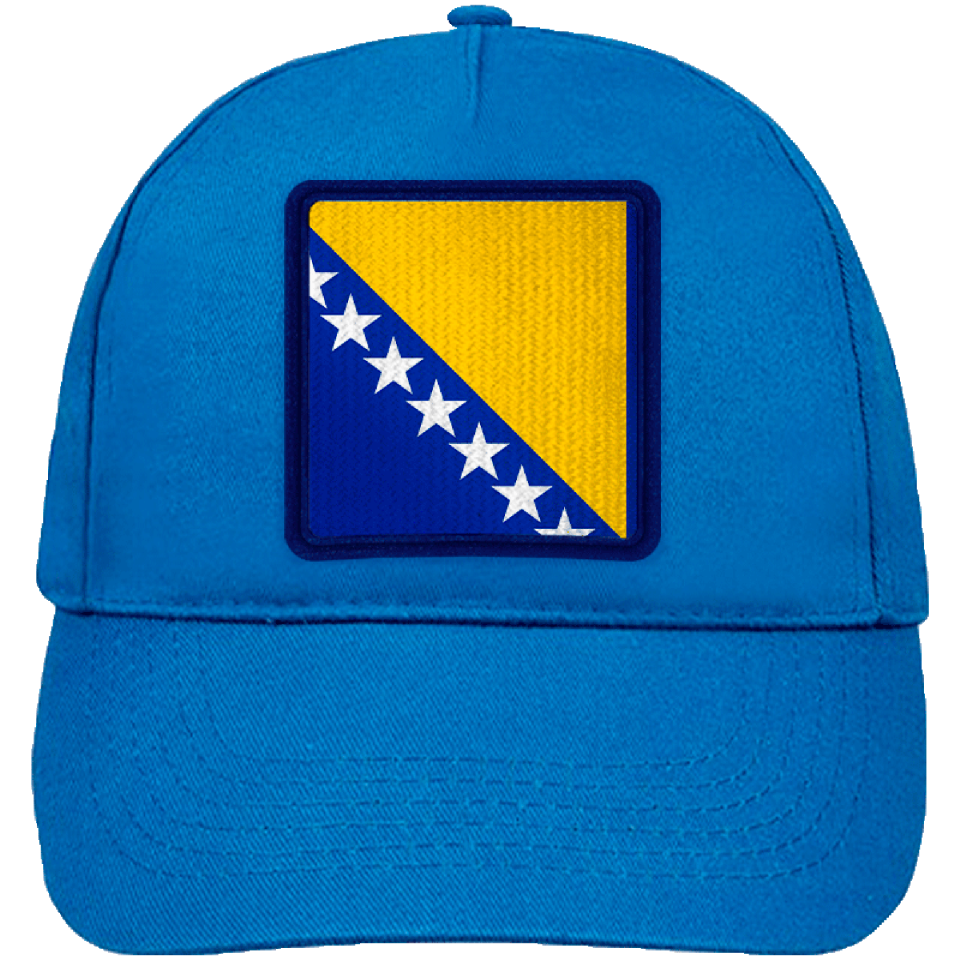 Gorra infantil con bandera Bosnia y Herzegovina