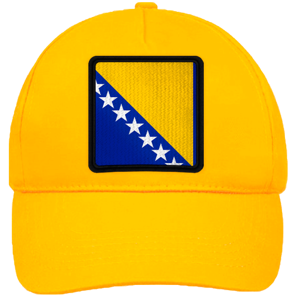 Gorra infantil con bandera Bosnia y Herzegovina