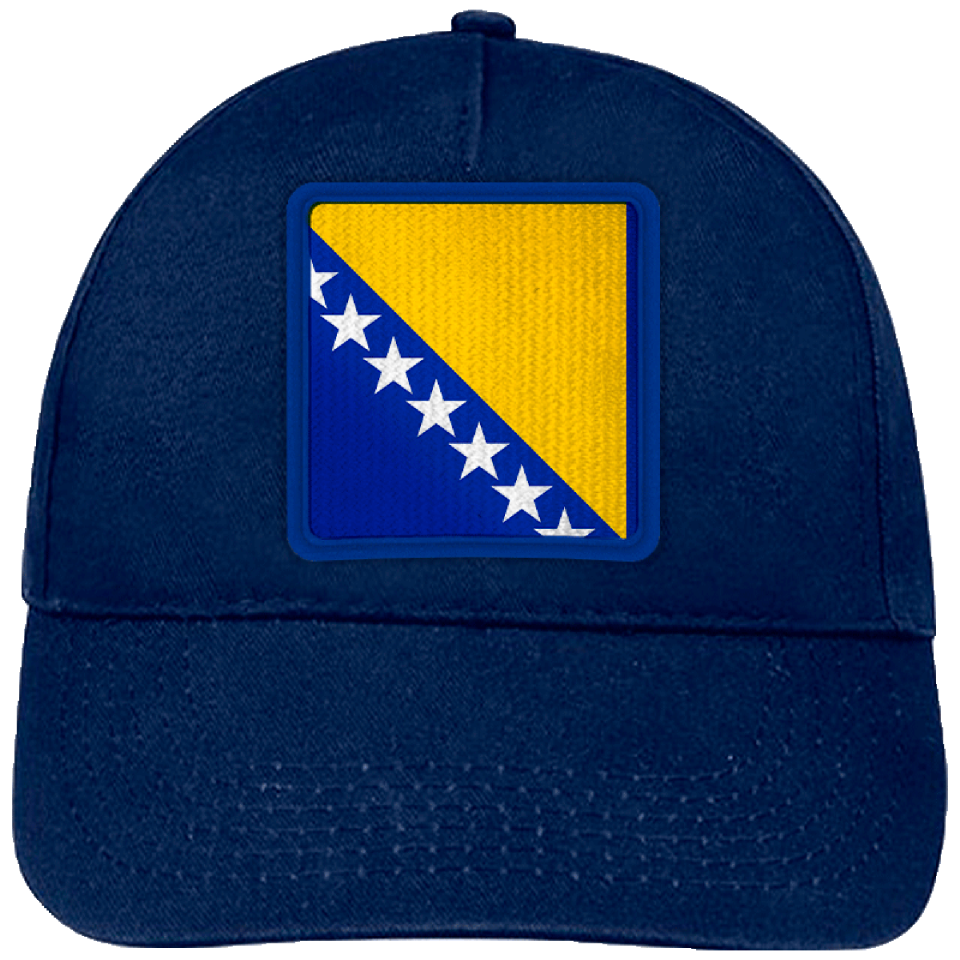 Gorra infantil con bandera Bosnia y Herzegovina
