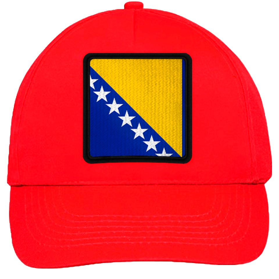 Gorra infantil con bandera Bosnia y Herzegovina