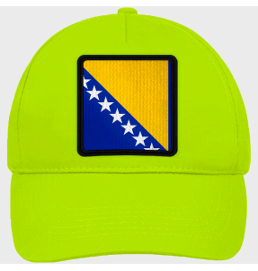 Gorra infantil con bandera Bosnia y Herzegovina