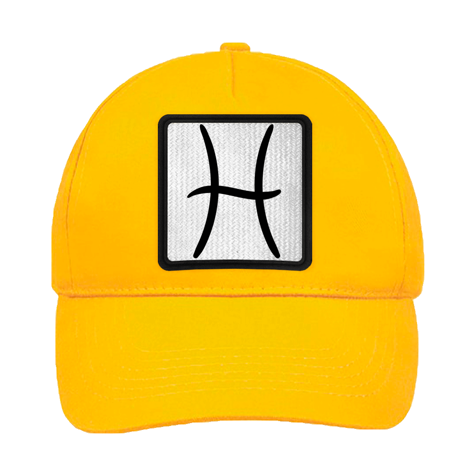 Gorra infantil con parche Símbolo Piscis