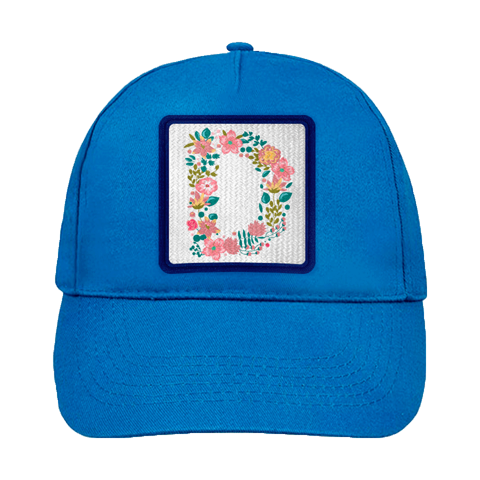 Gorra infantil con parche Letra D