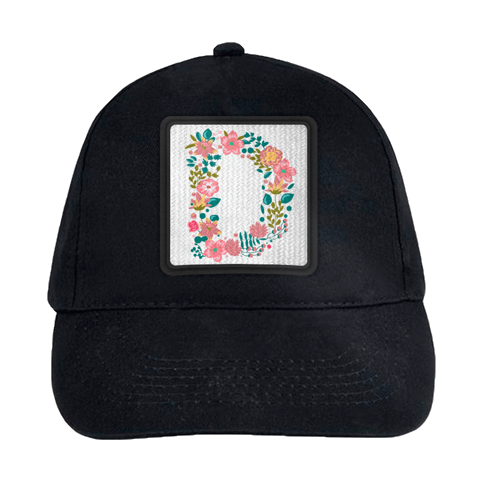 Gorra infantil con parche Letra D