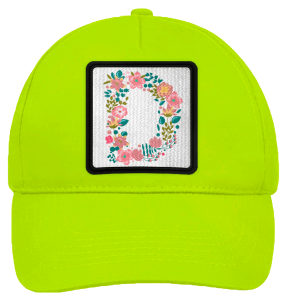 Gorra infantil con parche Letra D