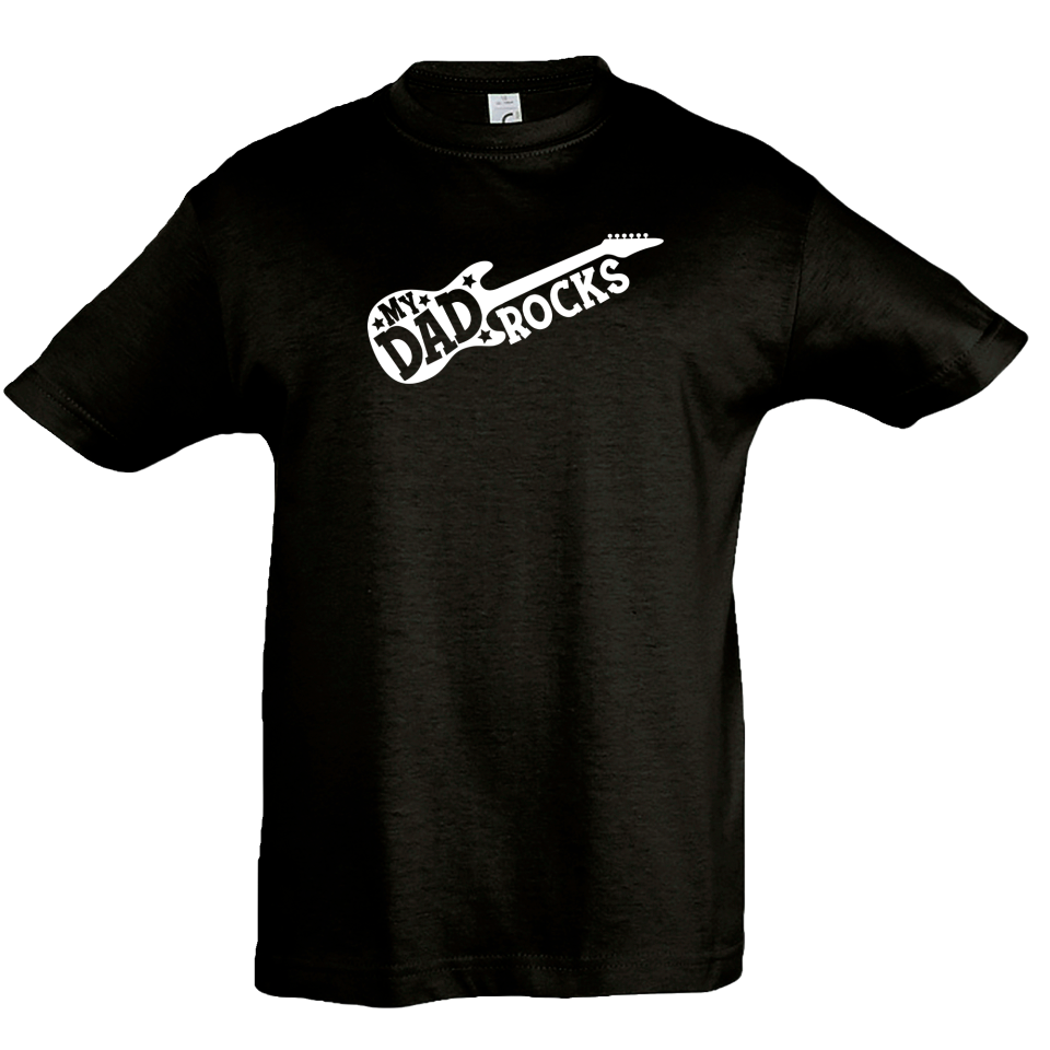 Camiseta infantil my dad rocks