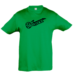 Camiseta infantil my dad rocks