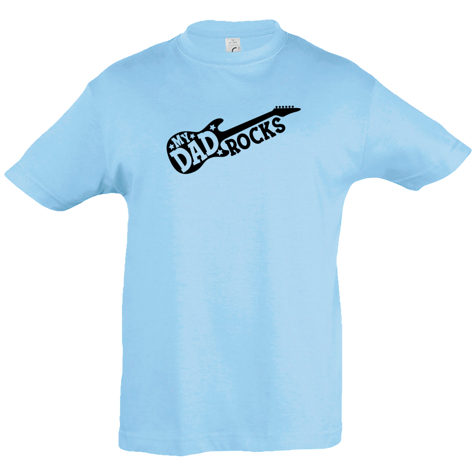 Camiseta infantil my dad rocks