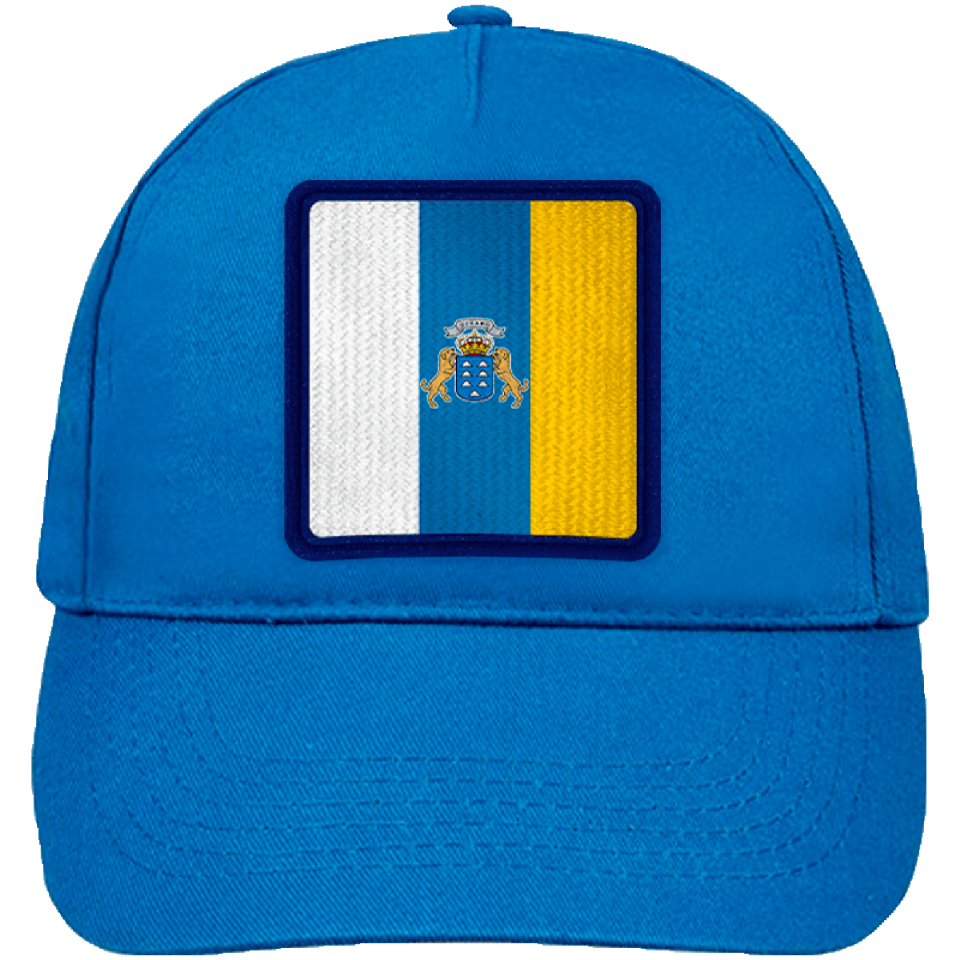 Gorra infantil con bandera Canarias
