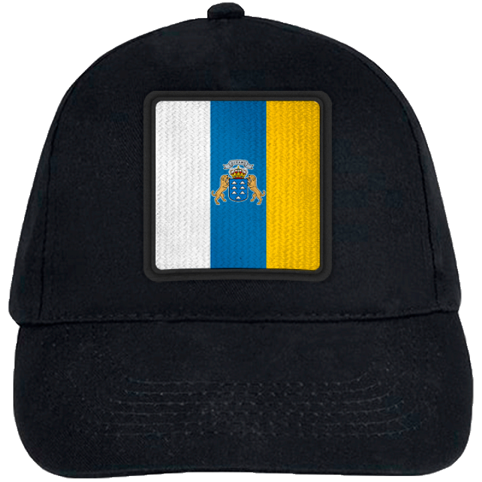 Gorra infantil con bandera Canarias