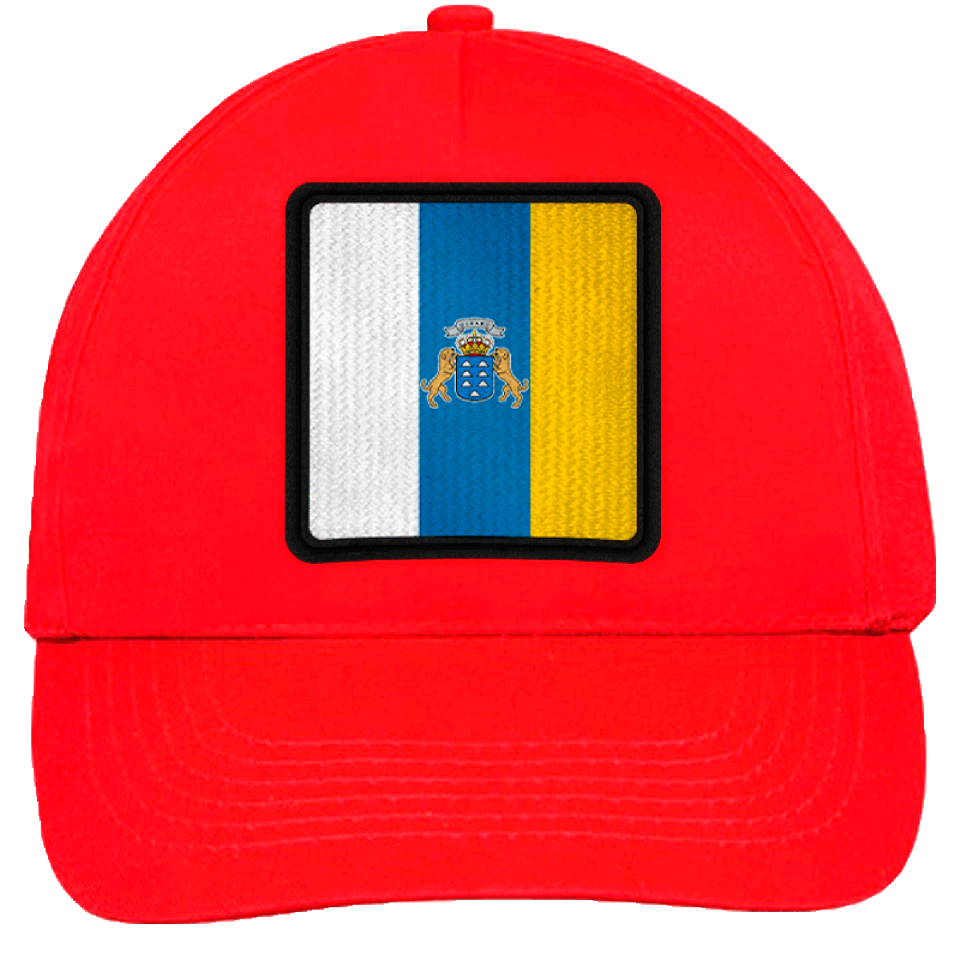 Gorra infantil con bandera Canarias