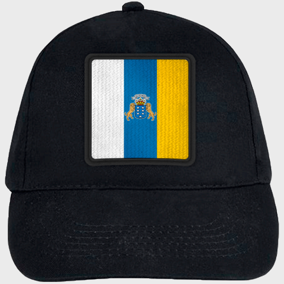 Gorra infantil con bandera Canarias