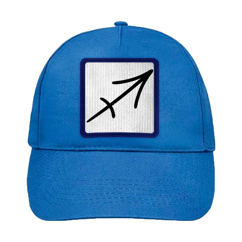 Gorra infantil con parche Símbolo Sagitario