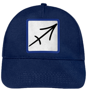 Gorra infantil con parche Símbolo Sagitario