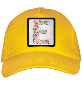 Gorra adulto con parche Letra E