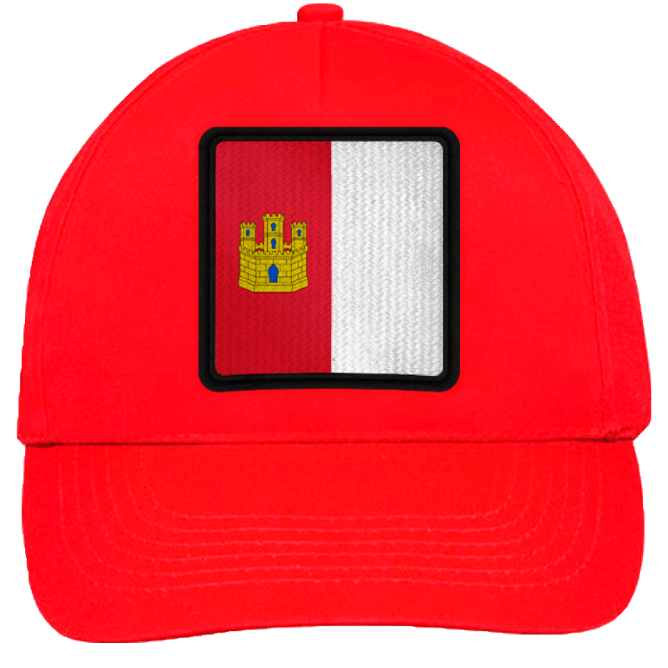 Gorra infantil con bandera Castilla la Mancha