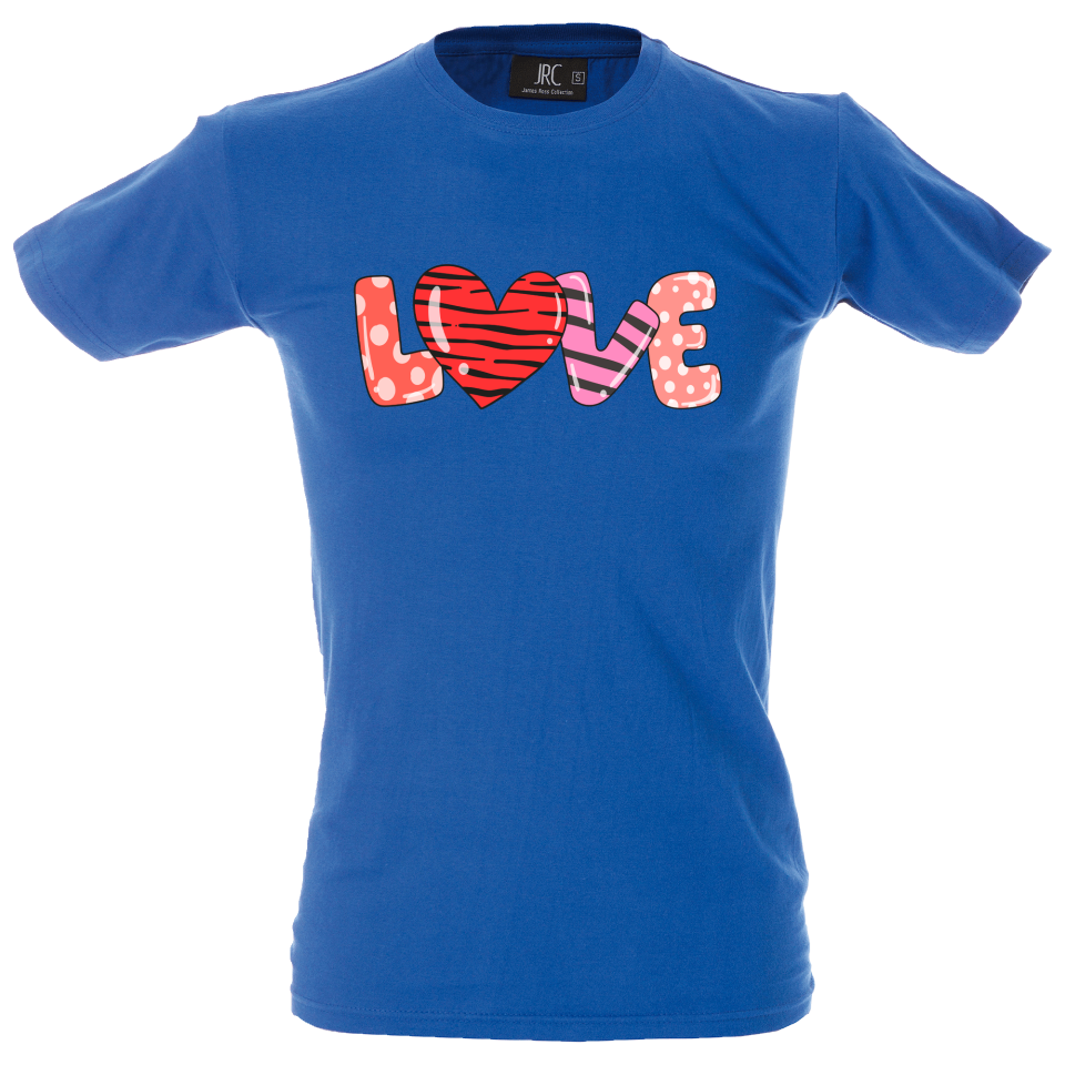 Camiseta hombre love estampado