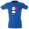 Camiseta hombre panda con paraguas