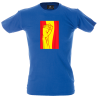 Camiseta hombre puño en bandera Española